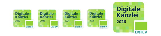 Auszeichnung Datev Digitale Kanzlei 2022 - 2026